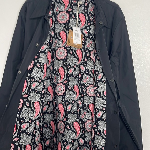 Vast Life Global Black Waterproof Snap Closure Coaches Jacket Men's Large New - Picture 9 of 9